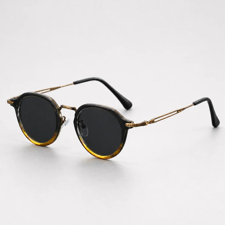 Orion | Vintage Oval Sunglasses with UV400 Protection | Alloy Metal Frame for Everyday Style