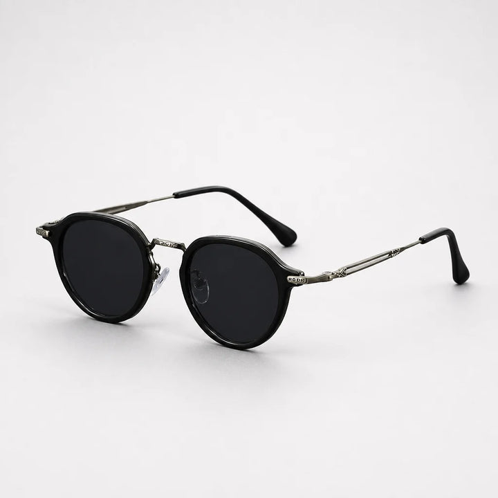 Orion | Vintage Oval Sunglasses with UV400 Protection | Alloy Metal Frame for Everyday Style