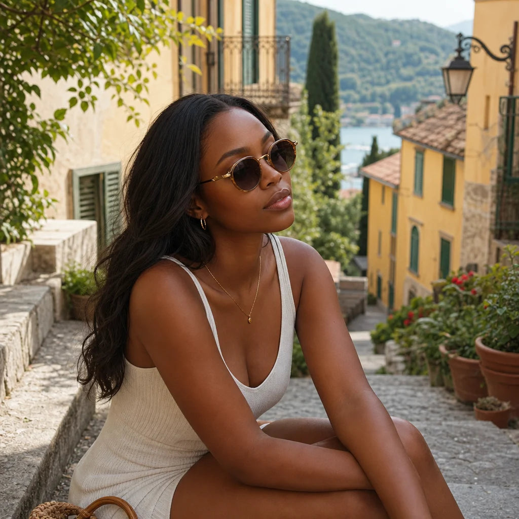 Orion | Vintage Oval Sunglasses with UV400 Protection | Alloy Metal Frame for Everyday Style